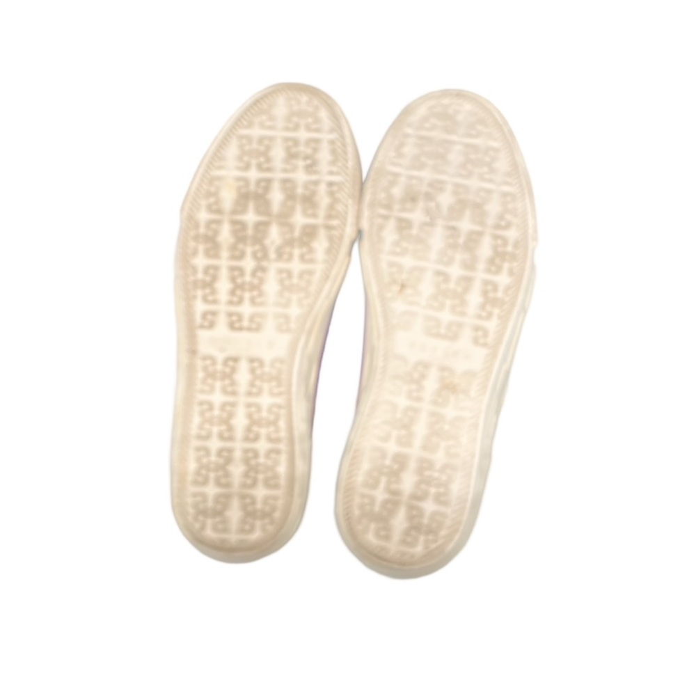 Sandro Paris Women’s Blue Canvas Tie Sneakers Trainers Flame Soles Sz 7 Festival - Picture 5 of 9